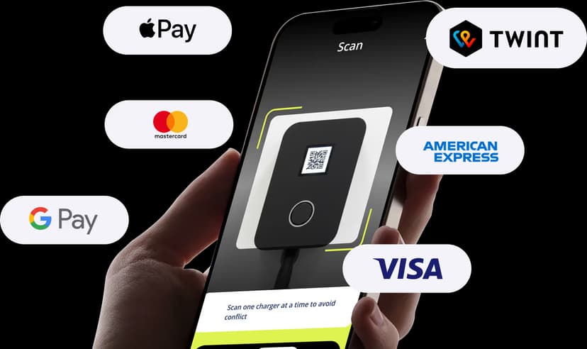 QR payment scan mockup image