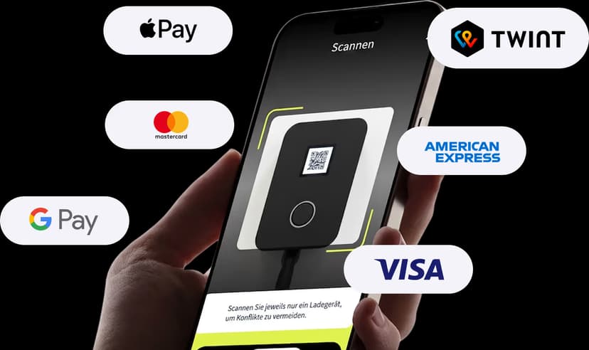 QR payment scan mockup image