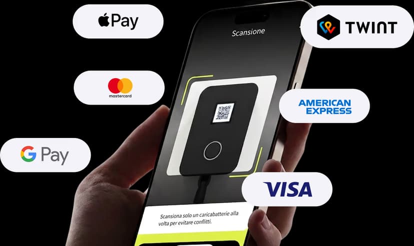 QR payment scan mockup image