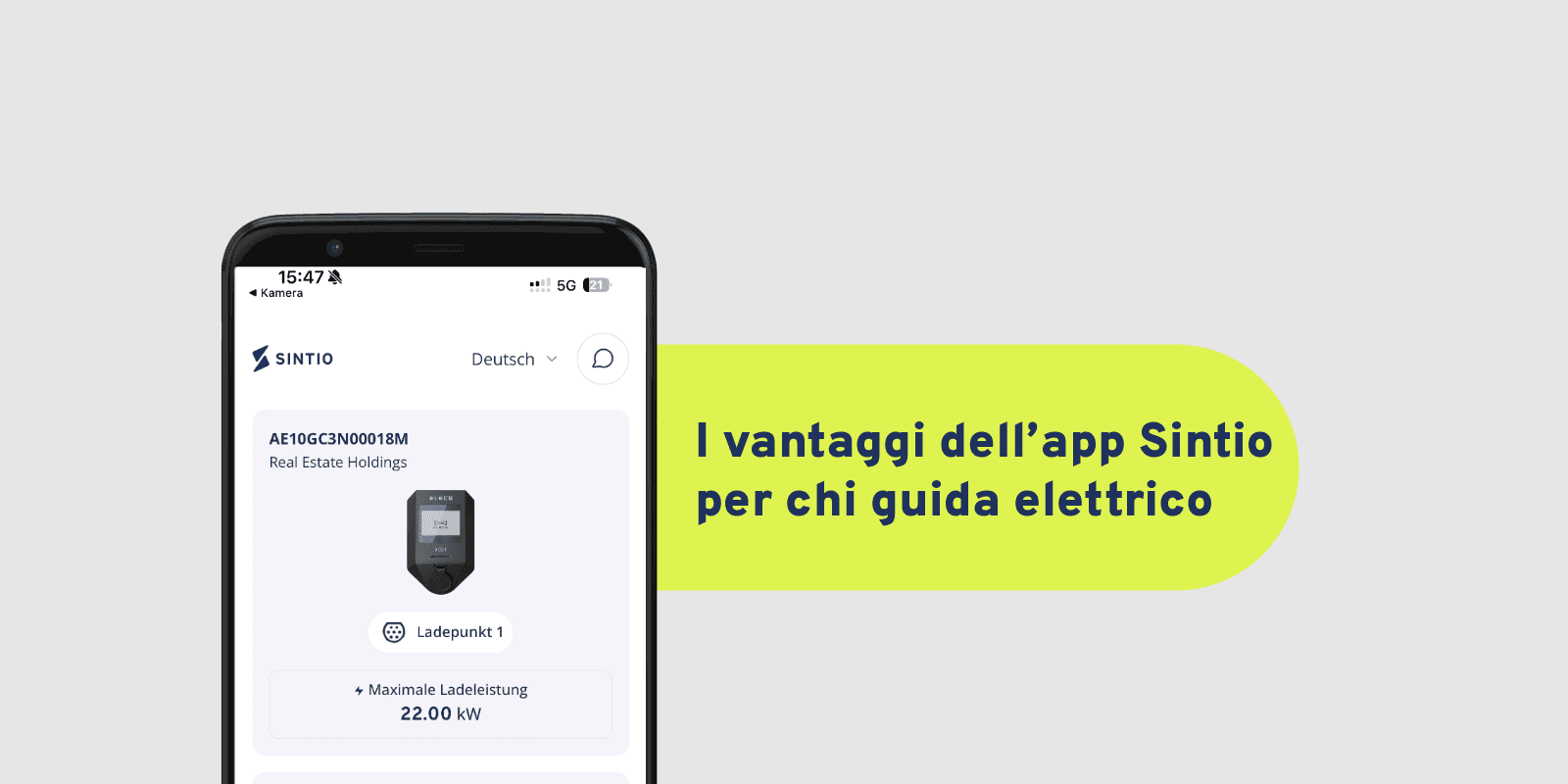 Ricaricare facilmente con l'app Sintio: ricaricare, pagare e tenere sotto controllo i costi